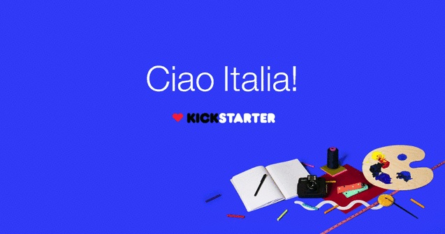 Kickstarter sbarca in Italia